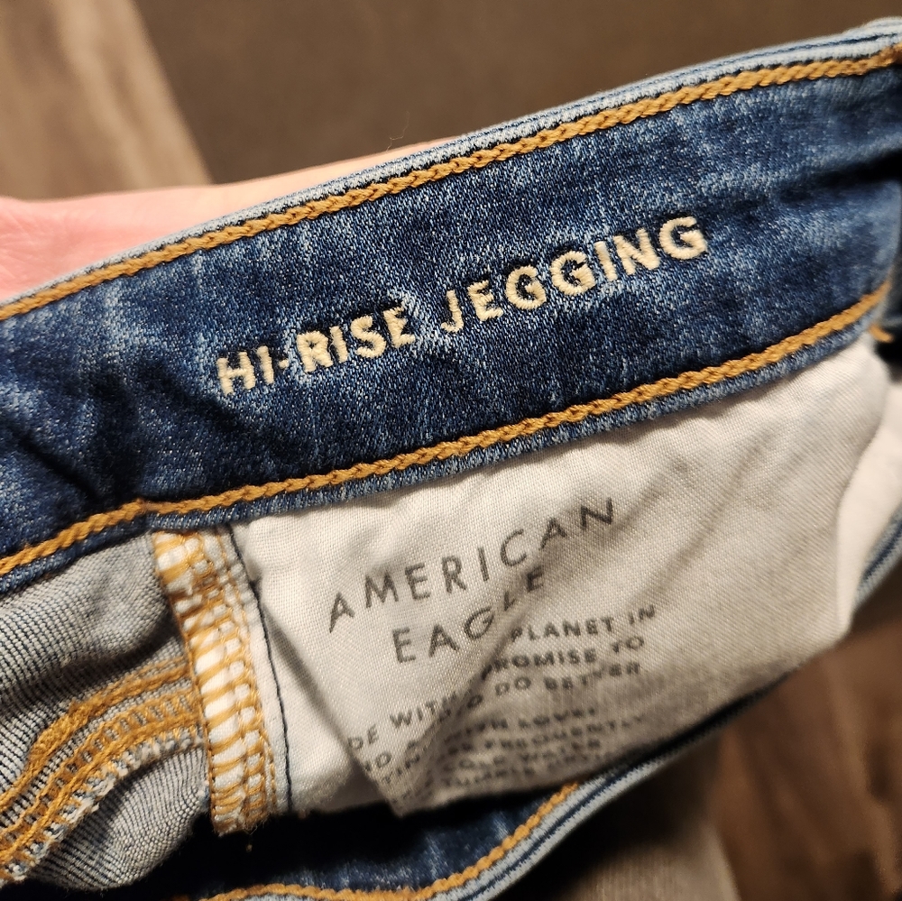 American Eagle Hi Rise Jegging 8 Long